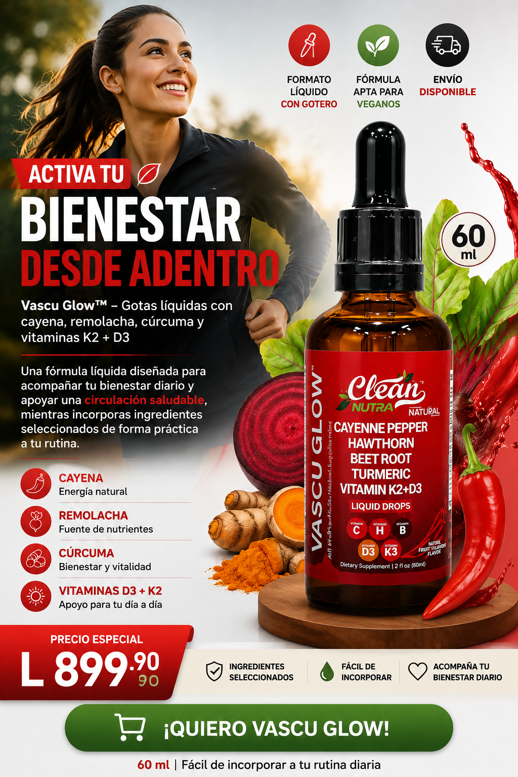 Vascu Glow ®: ¡Despierta un placer intenso y revitaliza tu energía íntima!
