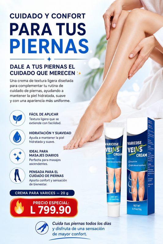Nueva Varicose Veins®: Recupera la belleza de tus piernas en solo semanas