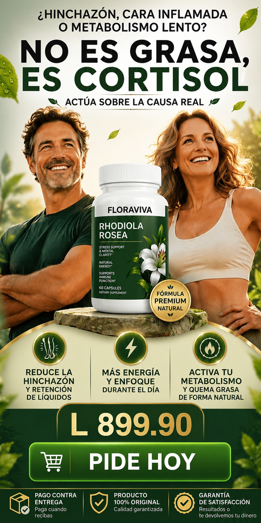 RHODIOLA ROSEA®: Equilibra el cortisol y transforma tu cuerpo en semanas!