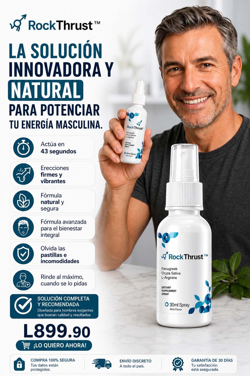 RockThrust®: Consigue erecciones duras como una roca en solo minutos