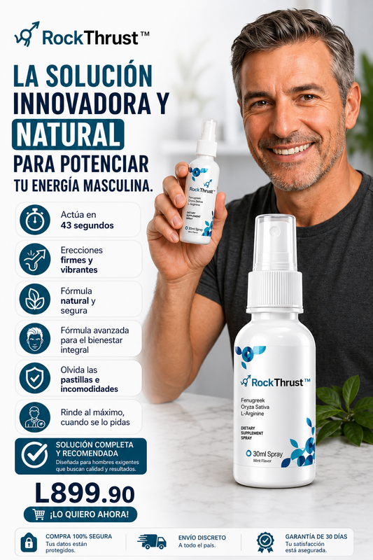 RockThrust®: Consigue erecciones duras como una roca en solo minutos