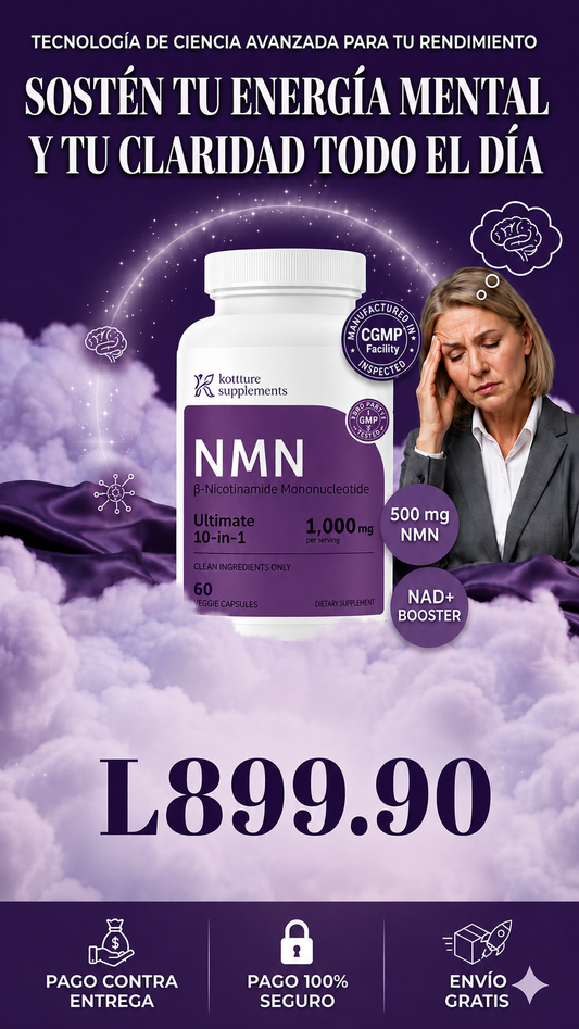 NMN Ultimate 10-in-1®: ¡Recupera una piel firme, hermosa y una claridad mental absoluta libre de fatiga!