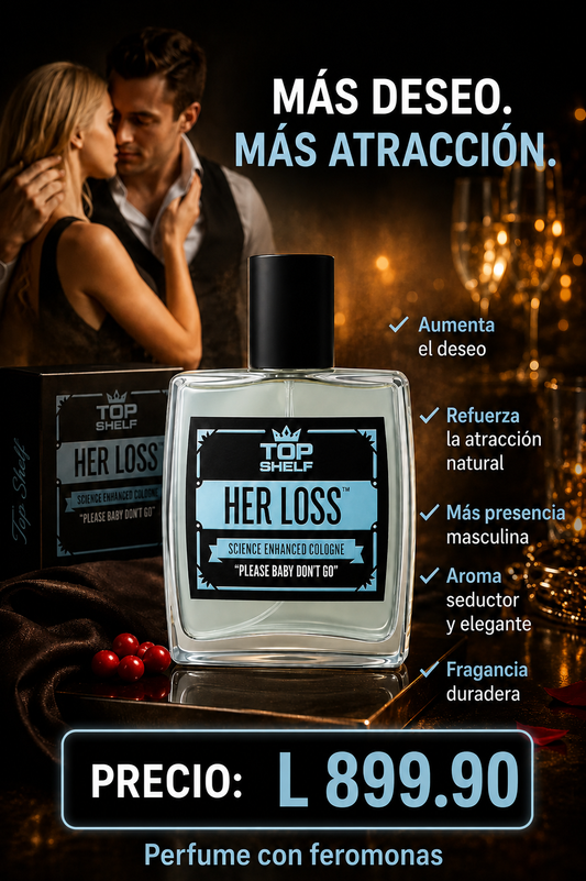 Her Loss Perfume con Feromonas®: Despierta una atracción irresistible en las mujeres al instante