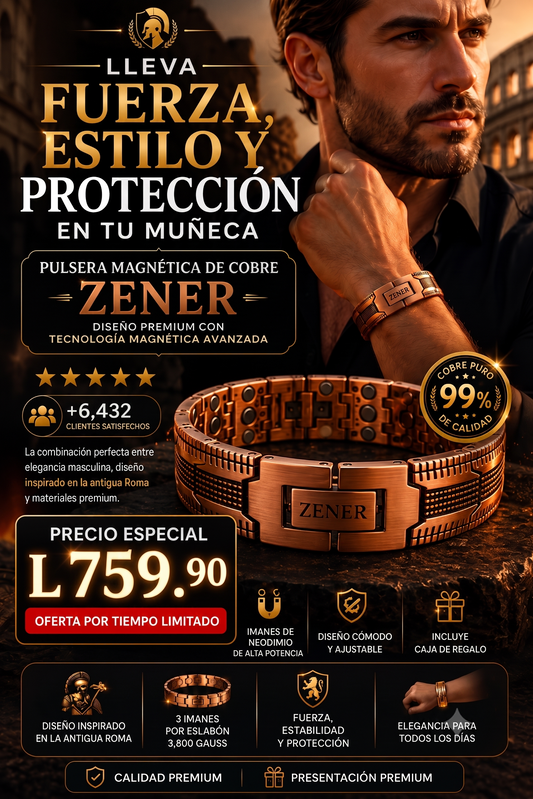 Nueva Pulsera Magnética ZENER®: Alivia el dolor, mejora tu circulación y recupera tu bienestar diario