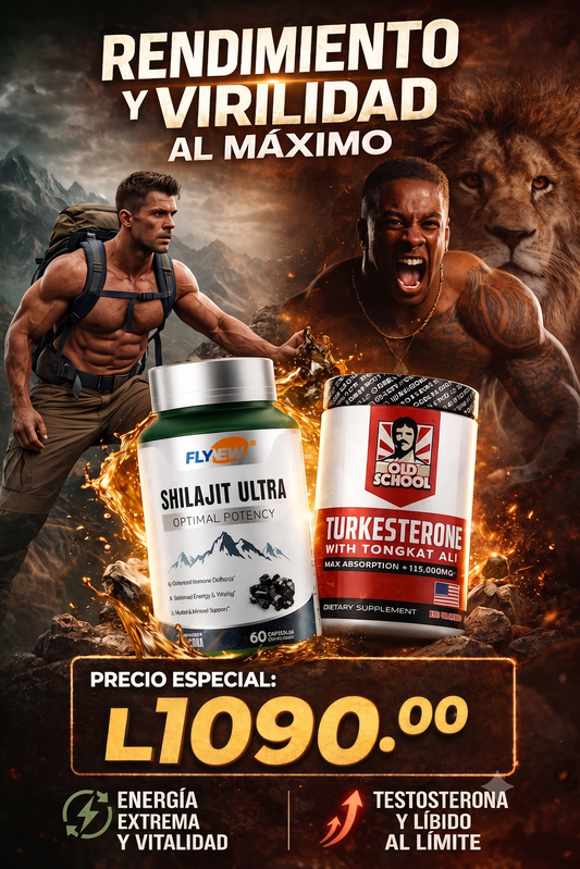 EL COMBO SHILAJIT ULTRA® + TURKESTERONE®: DEFINITIVO PARA RENDIMIENTO Y VIRILIDAD
