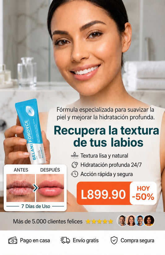 BELANI FORDYCE®: Elimina los puntos blancos y recupera la suavidad de tus labios